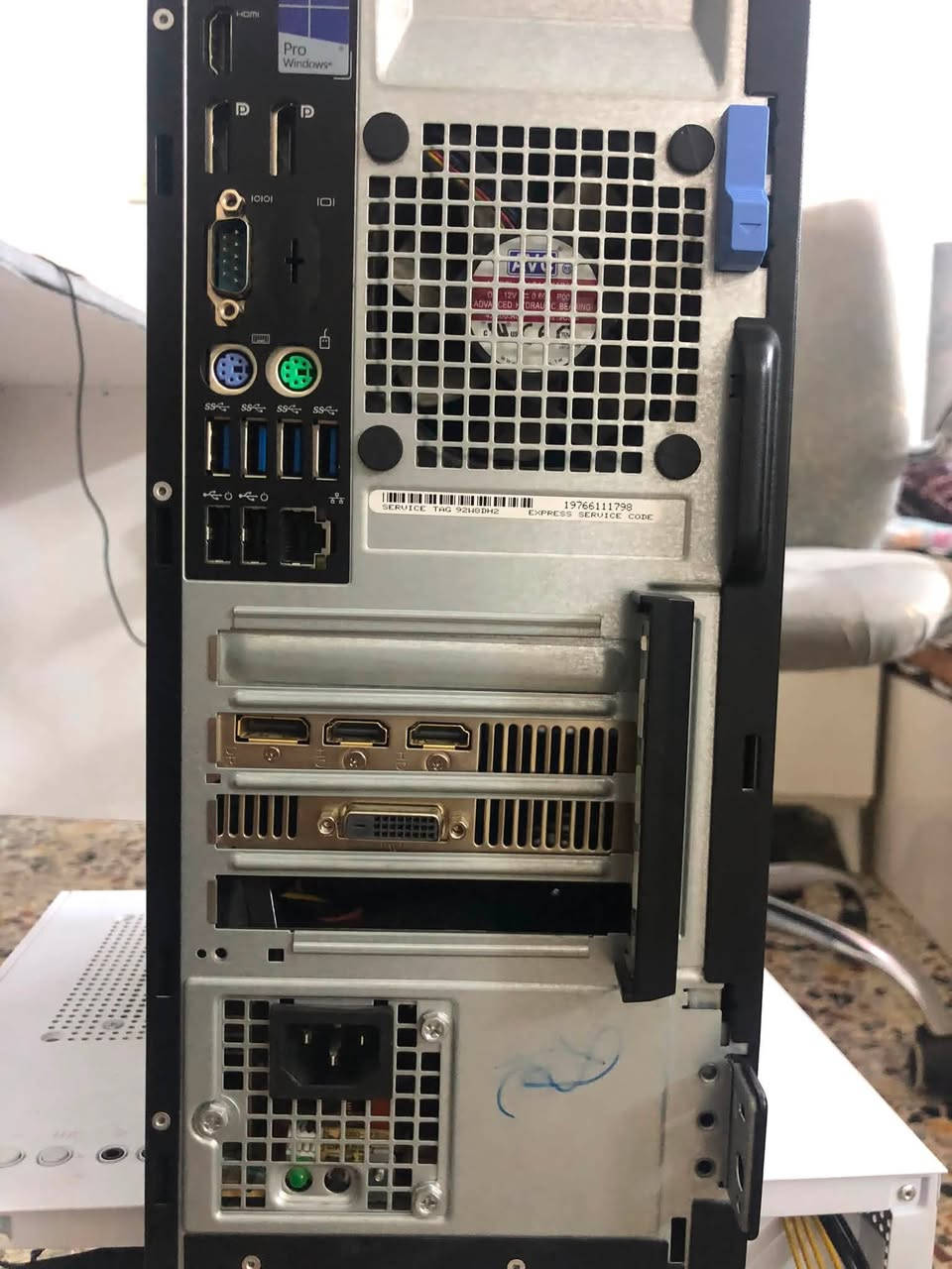 سستم دل 7040
5 جيل سادس

رام 8 ddr4 

هارد ssd 120 

كارت شاشه 1050 ti 4g  بدون بور 

البورد ياخذ m.2 

وندوز 10

260 الف 

بغداد المشتل 
***********
