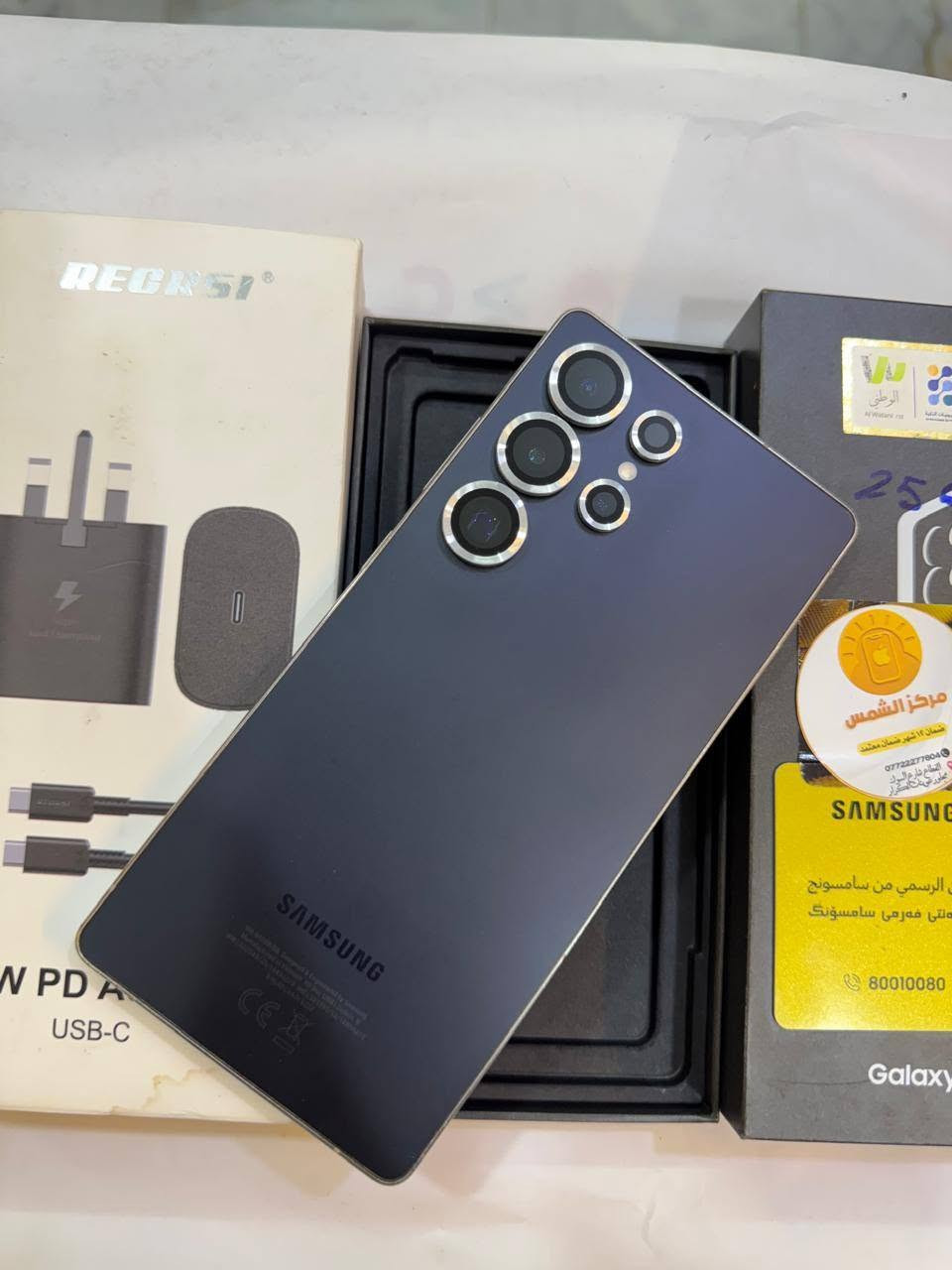 سامسونك S25 Ultra
ذاكرة 256
نضافة 100‎%‎
فقط مفتوح من الكارتون
ضمان شركة الوطني 
استخدام قليل
السعر مناسب 
***********
العنوان القطاع شارع السوك مجاور عوينات الكرار
 مركز الشمس
