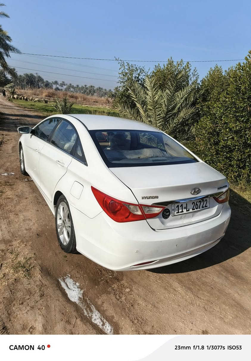 السلام عليكم 
هونداي سوناتا ٢٠١٣ خليجي مكفوله 
محرك و كير و حدادية كارتون 
تدفئة تبريد
مري شفط 
كامره دوارة 
حساسات 
تبريد قطعتين 
تحكم ستيرن 
مكينة ٢٤٠٠ 
٥ ويل كب 
السيارة  احلى من الصور بهواي 
السعر ١٣٠ 
تفاصيل ***********
