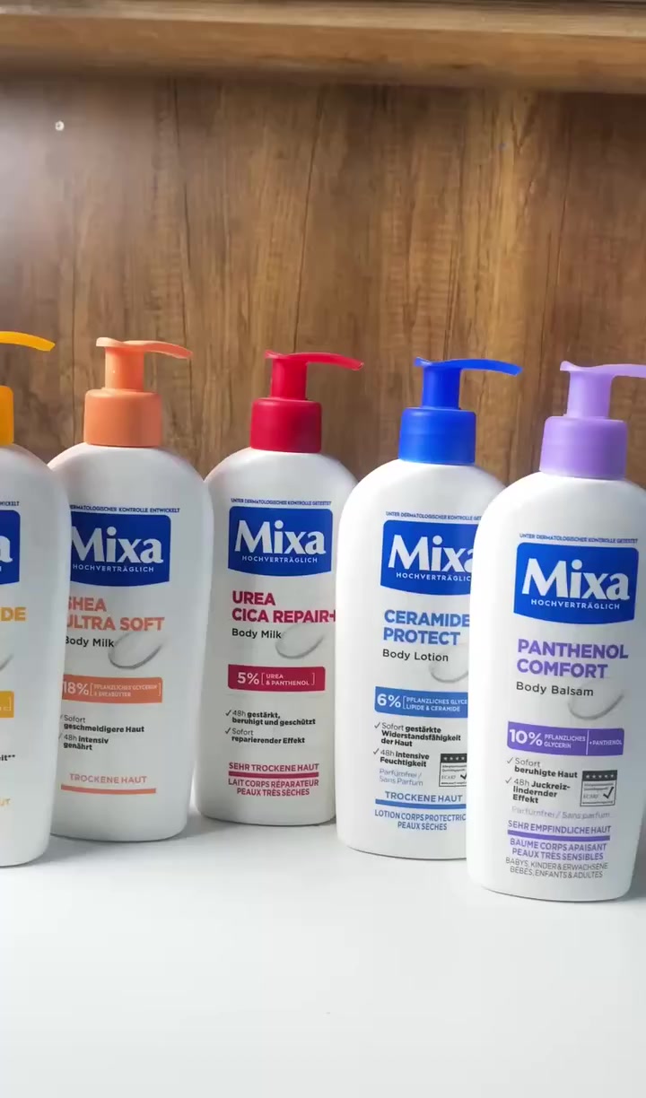 لوشن ميكسا ترطيب 48h💕💕💕

الأحمر (Urea Cica): الأقوى للجفاف الشديد وجلد الوزة؛ ينعم الخشونة بفضل "اليوريا".

الأزرق (Ceramide Protect): لتقوية حاجز البشرةوالحماية من الجفاف اليومي.

البنفسجي (Panthenol Comfort): لتهدئة الحكةوالحساسية والأكزيما (آمن للأطفال).

الأصفر (Niacinamide Bright): للترطيب مع تفتيحوتوحيد لون البشرة الباهتة.

اللبني (Hyaluro Fresh): ترطيب خفيف ومنعش يمتص بسرعة فائقة (للبشرة العادية).

السعر 12،000
متوفر توصيل لكافه المحافظات


**إذا كنت صاحب هذا الإعلان وتريد حذفه لأي سبب، رجاءا أرسل رسالة إلى الدعم الفني**