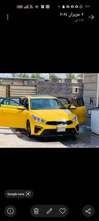 كيا فورتي 2019 الكير AT سياره فول ما عدا البصمه  طخطخات بل دعاميه الام...