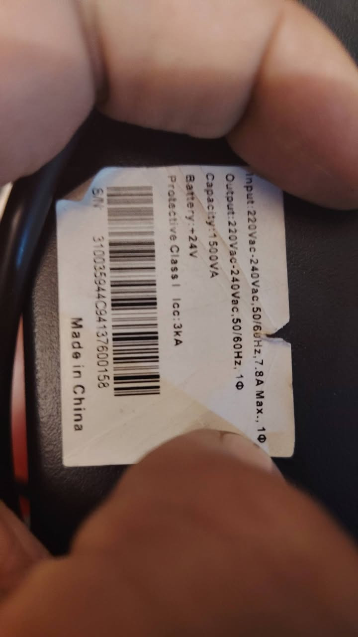 السلام عليكم يو بي اس نضيف بطاريات زينات يشغل البلي بس على البلازما ميتحمل هواي السعر 40 مكاني بغداد الطوبجي


**إذا كنت صاحب هذا الإعلان وتريد حذفه لأي سبب، رجاءا أرسل رسالة إلى الدعم الفني**