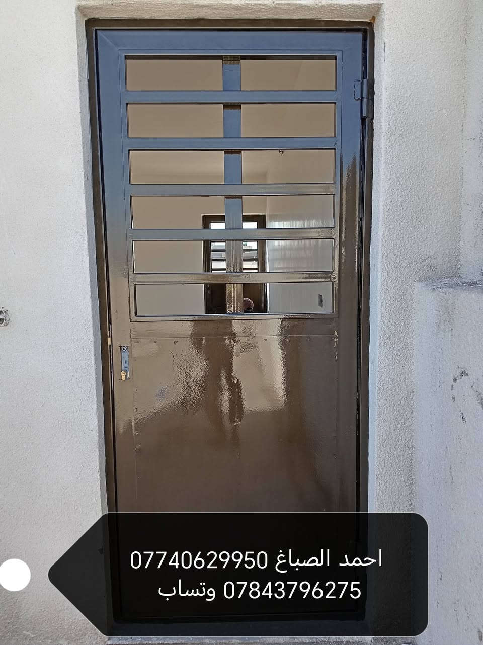 سلام عليكم يوجد عمل باسعار مناسب صبغ ابواب وشبابيك جدران كرسته وعمل الأتصال ***********  *********** وتساب
