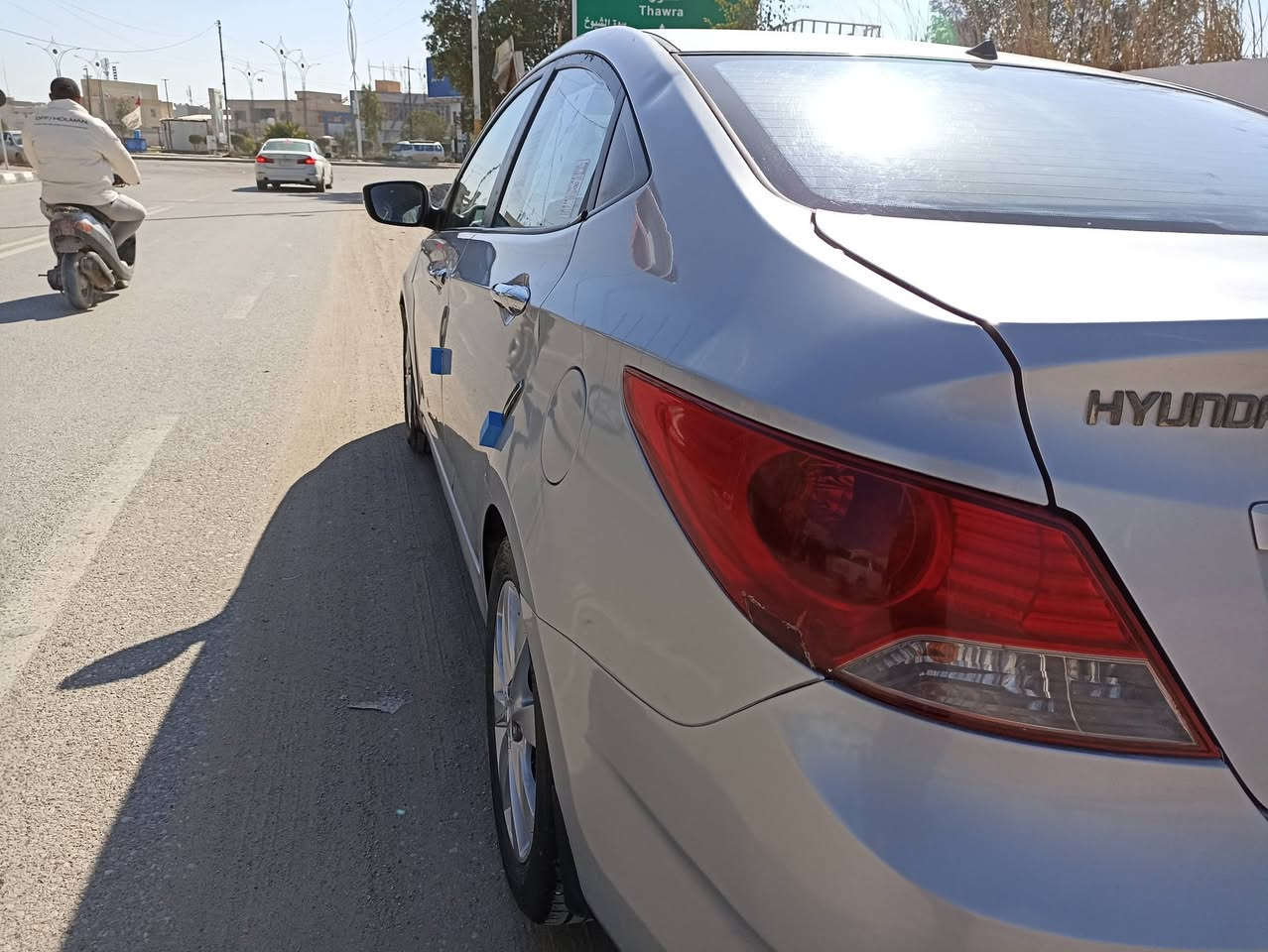 اكسنت 2013 خليجي بيهه باب وجاملغ مفتوحات بدون صبغ ومعجون وتصليح جاهزه كير مكينه حجم محرك 1600  حداديه تخم تاير. حره تحويل ثاني يوم مكاني بناصريه حي شهداء شارع نص سعر88 وبيها مجال شراي يتصل ***********
