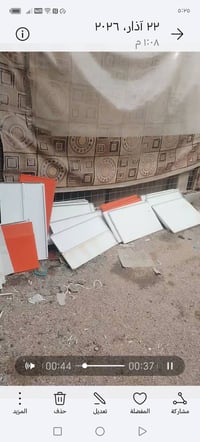 رفوف محل • حديد خشب • الزبير