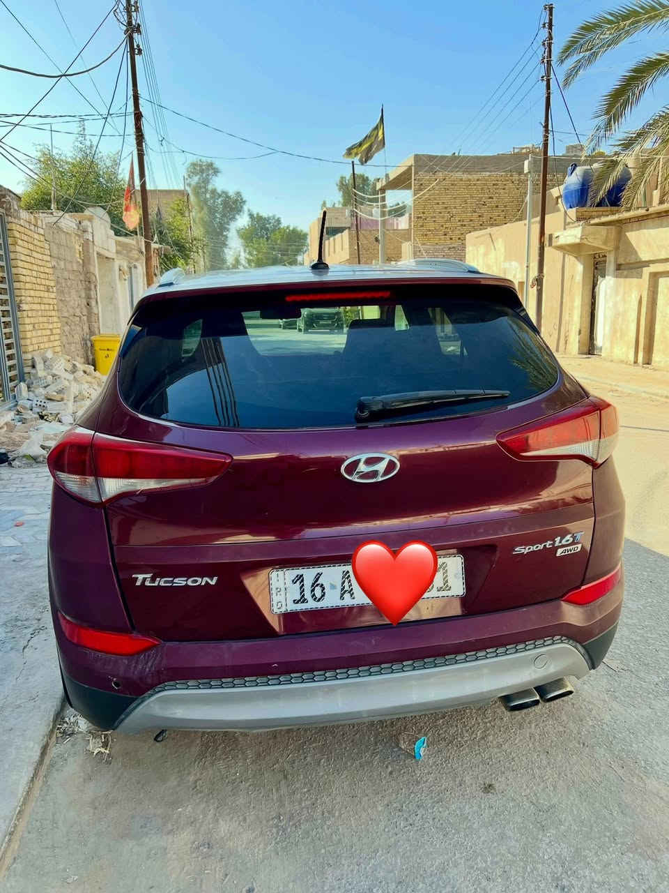 ....... السلام عليكم  .........
🔔🔔 توسان موديل ٢٠١٧  امريكي🔔🔔
⛔⛔المواصفات فول عدا الفتحه
⛔⛔المحرك ١.٦ تيربو  gdi
⛔⛔ كير  نوع DCT
🚨🚨 الحادث موضح بالصور
 الرقم قادسية باسمي السيارة
 السعر المطلوب  ١٦٠  ورقه وبيها مجال
🏠 المكان النجف الاشرف

للاستفسار الاتصال بالرقم ***********
