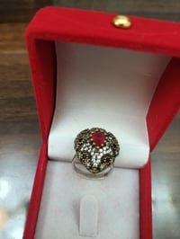 خاتم آرت ديكو • فضة إسترلينية • عشرينيات-ثلاثينيات