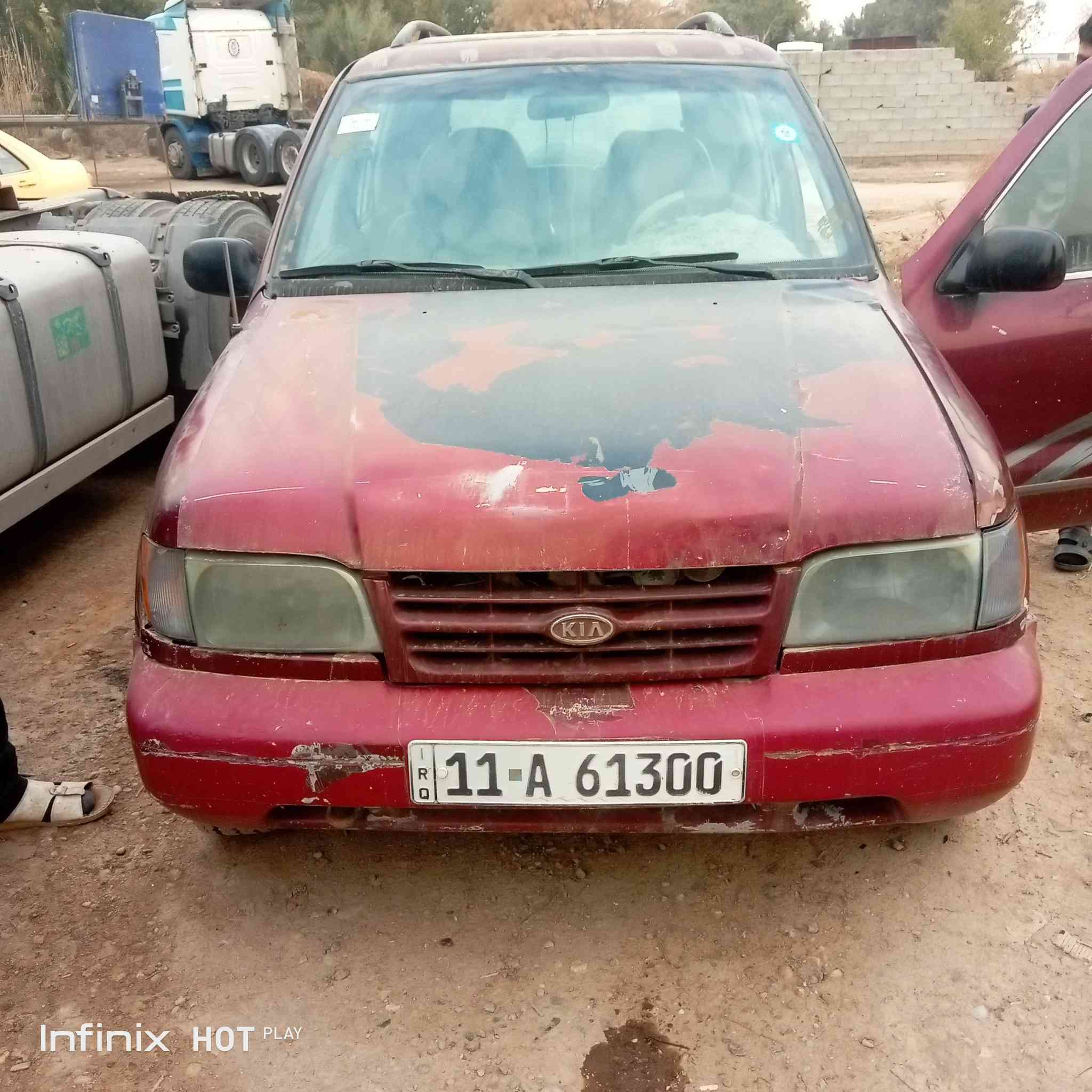 كيا سبورتج موديل 94 رقم بغداد باسمي بس بيهة شغلة سحب مابيهة عاطلة يعني السعر 25 وبيهة مجال *********** بي واتساب ***********
