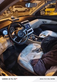 توسان 2024 للبيع كفاله عامه ماشيه 28  ألف رقم بغداد السعر 225 وبيها مج...