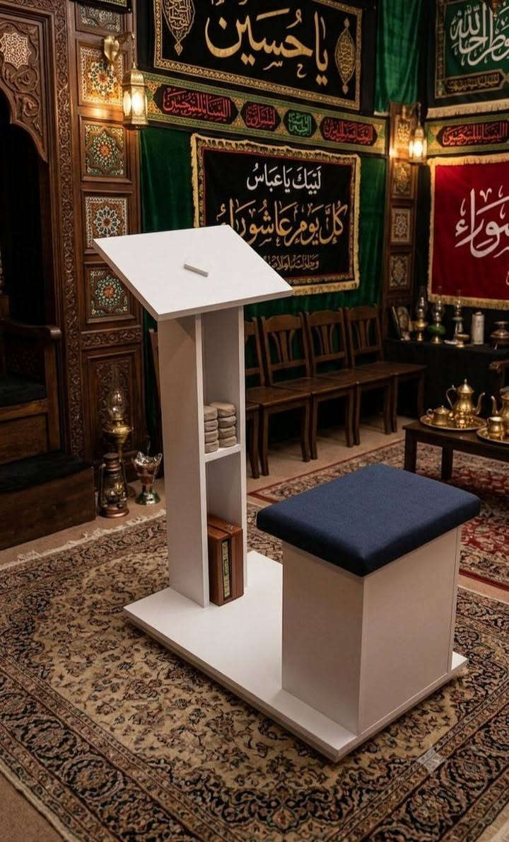 كرسي صلاة السعر 28 الف بدون تجوه واذا ابو التجوه 32الف الابيض  والتوصيل داخل كربلاء مجانا
مصنوع من خشب ،،اج دي اف والام دي اف ،، High Gloss
يوصلكم مشدود وكامل
الثقيل خشب  درجه اولى يتحمل اوزان ثقيله شغل عراقي تسكام ضمان ٦ اشهر  ويوجد دوشمة اسفنج على المقعد والتجوه ليكون الجلوس عليه مريح .
في حال وصلك المنتج لا يشبه الاعلان أو ماعجبك من ناحية المتانة والشكل لك الحق عندم استلامه ولا تدفع اي شيء... بيع مفرد وجمله وهناك اسعار مخفضة لاصحاب الكميات والتبرعات بالنسبه اليريد يسوي بثواب الاموات مستعدين كتابة اسم المتوفي أو صورته على الكرسي.   عنوان المعمل كربلاء حي الوفاء شارع 20 قرب المستوصف للحجز خاص او المراسله واتساب *********** أو الاتصال ***********
