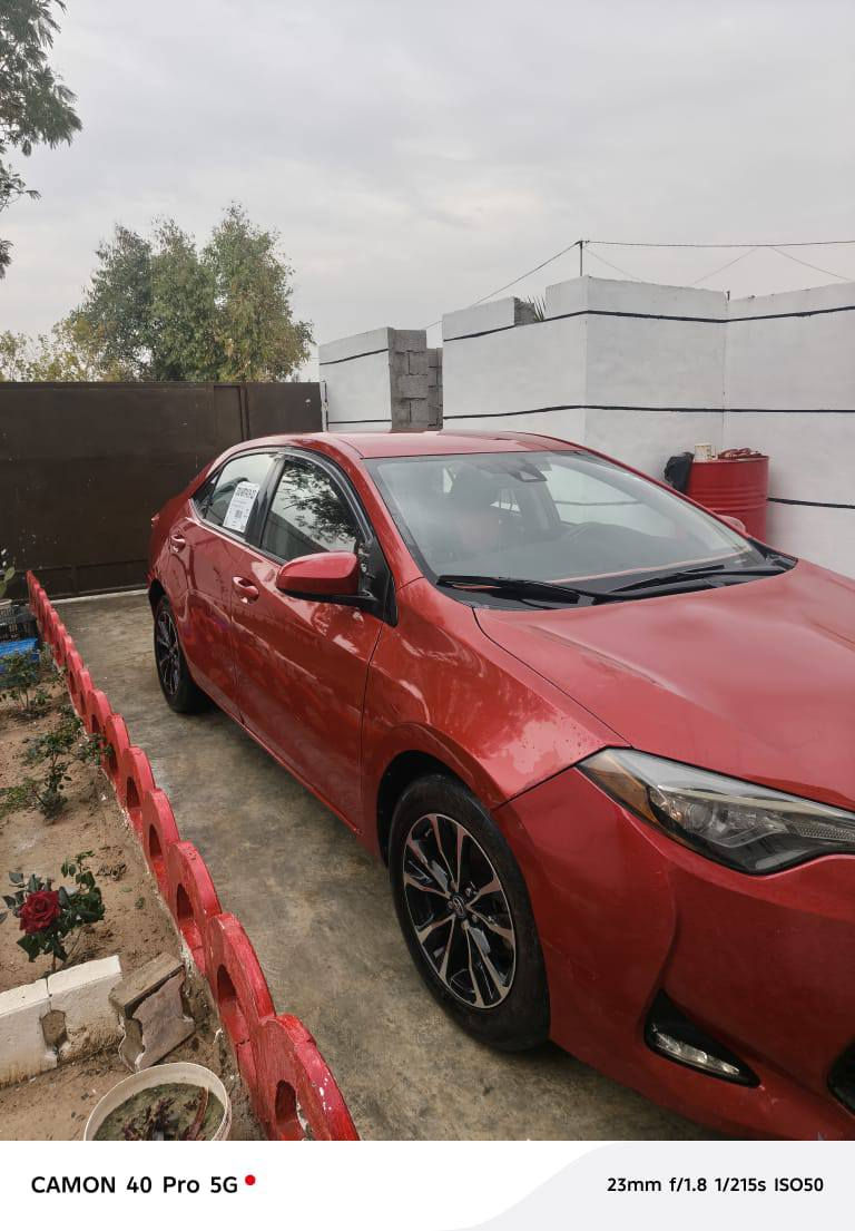 سلام عليكم 
للبيع 
تيوتا كورلا 
موديل 2018
مواصفات Le
وسونار منشور بل صور
ماشيه 148
تخم تايرات جديد 
صدر امامي خلفي جديد 
عنوان السيارة ديالى قره تبه 
سعر145وبي مجال 
***********
