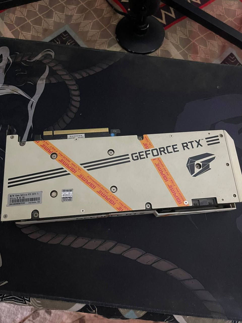 كارت للبيع 
Rtx 3070ti ابيض 
يدعم كسر السرعة 
نظيف وممفتوح 
سعره 460 قفل 
توصيل موجود


**إذا كنت صاحب هذا الإعلان وتريد حذفه لأي سبب، رجاءا أرسل رسالة إلى الدعم الفني**
