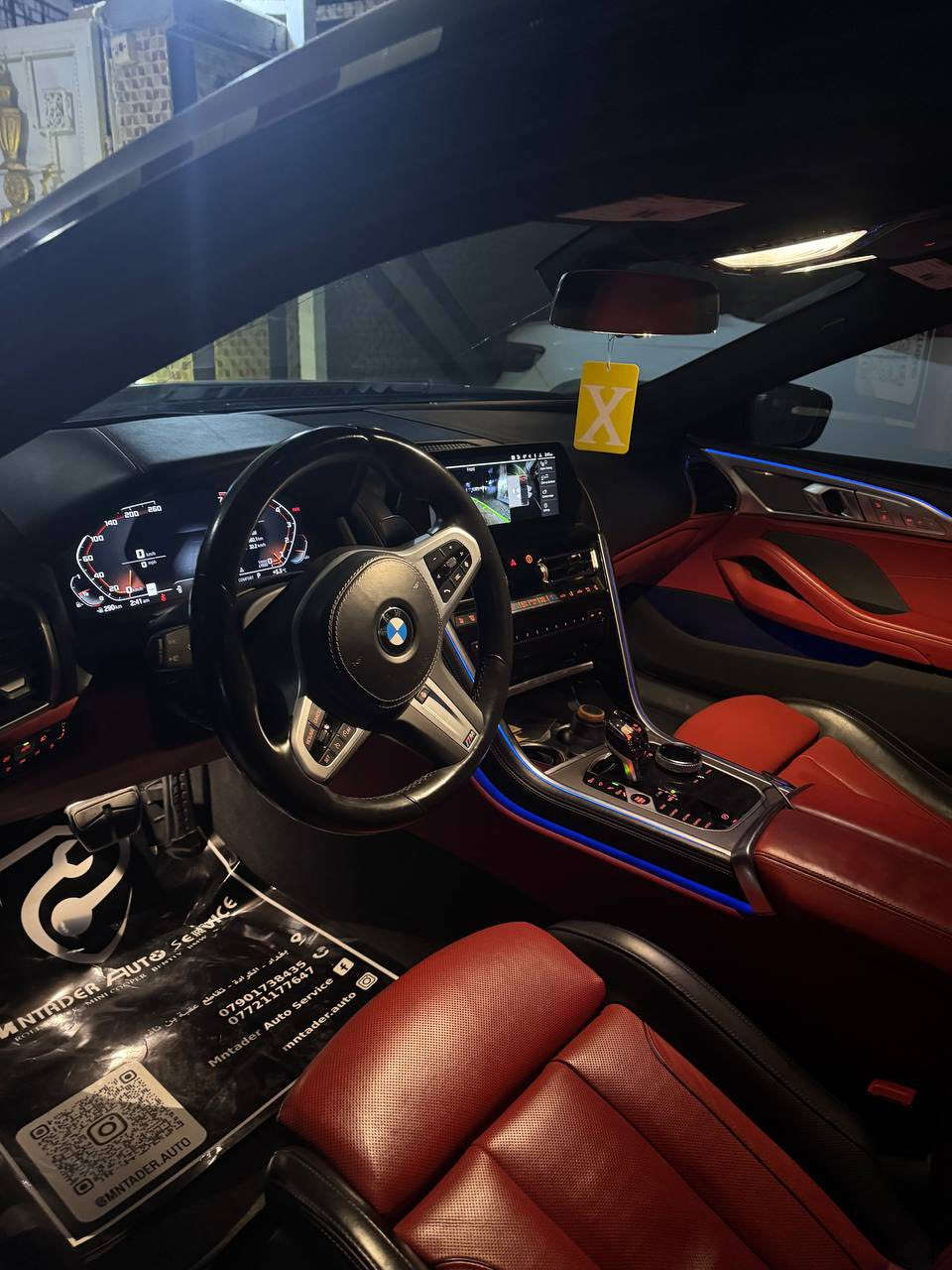 Bmw M850i 2022
ماشية 44 كيلو متر
وارد امريكي
عليهة بنيد واضافات ثانية كاربون فايبر حقيقي
مغلفة طافي
السيارة اعلة مواصفات ونظيفة جداً
داتا شو
نظام صوتي harman kardon
كشنات خزن تدفئة تبريد
فتحة سقف
كامرات 360 درجة
ابواب شفط
صندق كهربائي بتقنية kick open
بردات خلفية 
بدون اي مسجات او مشاكل
بيع او مراوس حسب الرغبة
مكان السيارة بابل
اتصال او واتساب ***********
