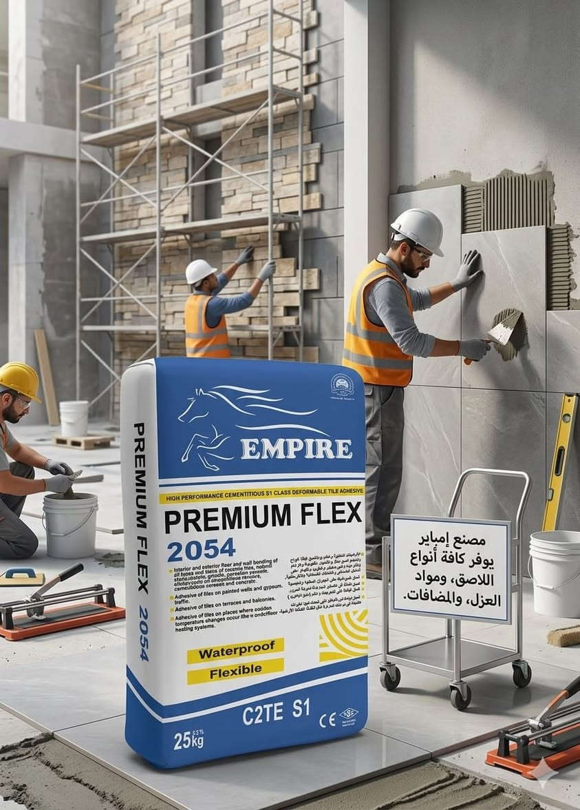 �

إذا تدور على الجودة الحقيقية والثبات القوي، فاختيارك الصحيح هو لواصق إمباير 💪

✔️ لاصق داخلي: مثالي للأرضيات والجدران داخل المنازل، ثبات عالي وسهولة بالتطبيق.
✔️ لاصق خارجي: مقاوم للعوامل الجوية، حرارة، رطوبة، وأمطار بدون أي تأثر.
✔️ لاصق المسابح: مقاومة فائقة للماء والرطوبة، مصمم خصيصاً لبيئة المسابح والخزانات.

✨ مميزات لواصق إمباير:

* قوة التصاق عالية جداً
* مقاومة للرطوبة والحرارة
* مناسب لجميع أنواع السيراميك والبورسلين
* أداء احترافي يدوم لسنوات

📌 إمباير… عنوان الفخامة والصناعة الحديثه


**إذا كنت صاحب هذا الإعلان وتريد حذفه لأي سبب، رجاءا أرسل رسالة إلى الدعم الفني**