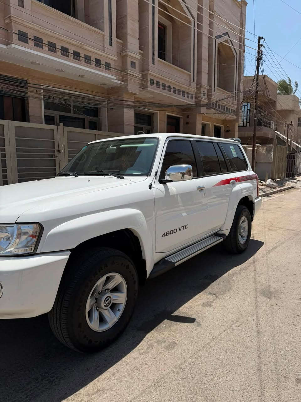 سلام عليكم
للبيع او مراوس
باترول سفاري  VTC  4800خليجية
موديل 2019
مكفولة من الصبغ والتبديل
كير اوتو ماتيك

ماشية 114 الف 
فول ١/١
كشنات جلد 
فتحة سقف 
ونج سحب امامي بلادي
دفلوك
دبل تانكي 
فور ويل 
ثلاجة
 شاشة وكامرة جبيرة

‎عليهة حدادية امامية  وخلفي استرالي
تخم تاير جديد 
رقم بغداد جديد
عنوان  بغداد/السيدية
***********
