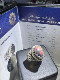 أوبال إثيوبي لون اسود صياغة علي رحمان قطعه ولا أروع قياس ٢٦_٢٥  مثل ما...