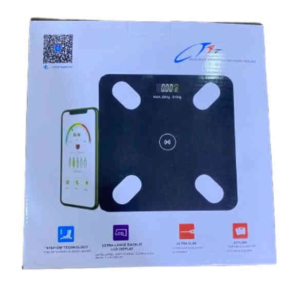 ️✨ ميزان ذكي أنيق يقيس الوزن والدهون والسوائل بكل دقة!
يتصل بالتطبيق لتتبع جسمك مع مرور الوقت 📲

يدعم أكثر من مستخدم، شاشة رقمية مضيئة وزجاج آمن 🌟

أوزان من 0.2 لـ180 كغ، وحدة قياس قابلة للتغيير ⚡
تابع صحتك بسهولة ومرح! 💪🎉كل هذه وبسعر 13الف 
التواصل واتساب ‏‪***********‬‏ التوصيل متوفر لكل انحاء العراق
