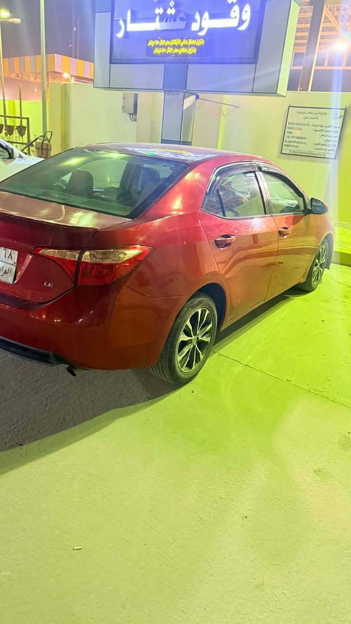 كورلا موديل 18 رقم شمالي وكاله تحويل مباشر خادث قطعه فقط الكير بي صفنه السعر 120 وبيه مجال الاتصال على الرقم ***********
