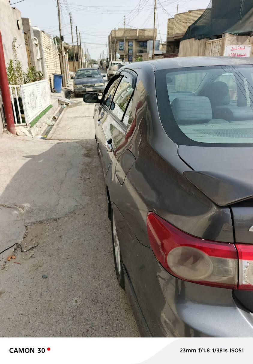 كورولا 13 امريكي حادثها موضح بالصوره باسمي بغداد***********
