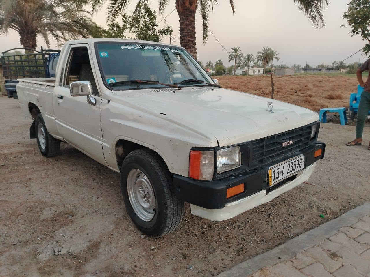 سلام عليكم
***********
بيكم للبيع موديل 1985كامله مكمله من كلشي جاهزة 
تخم تاير بسمي سعر35وبيها مجال بغداد ابي غريب
