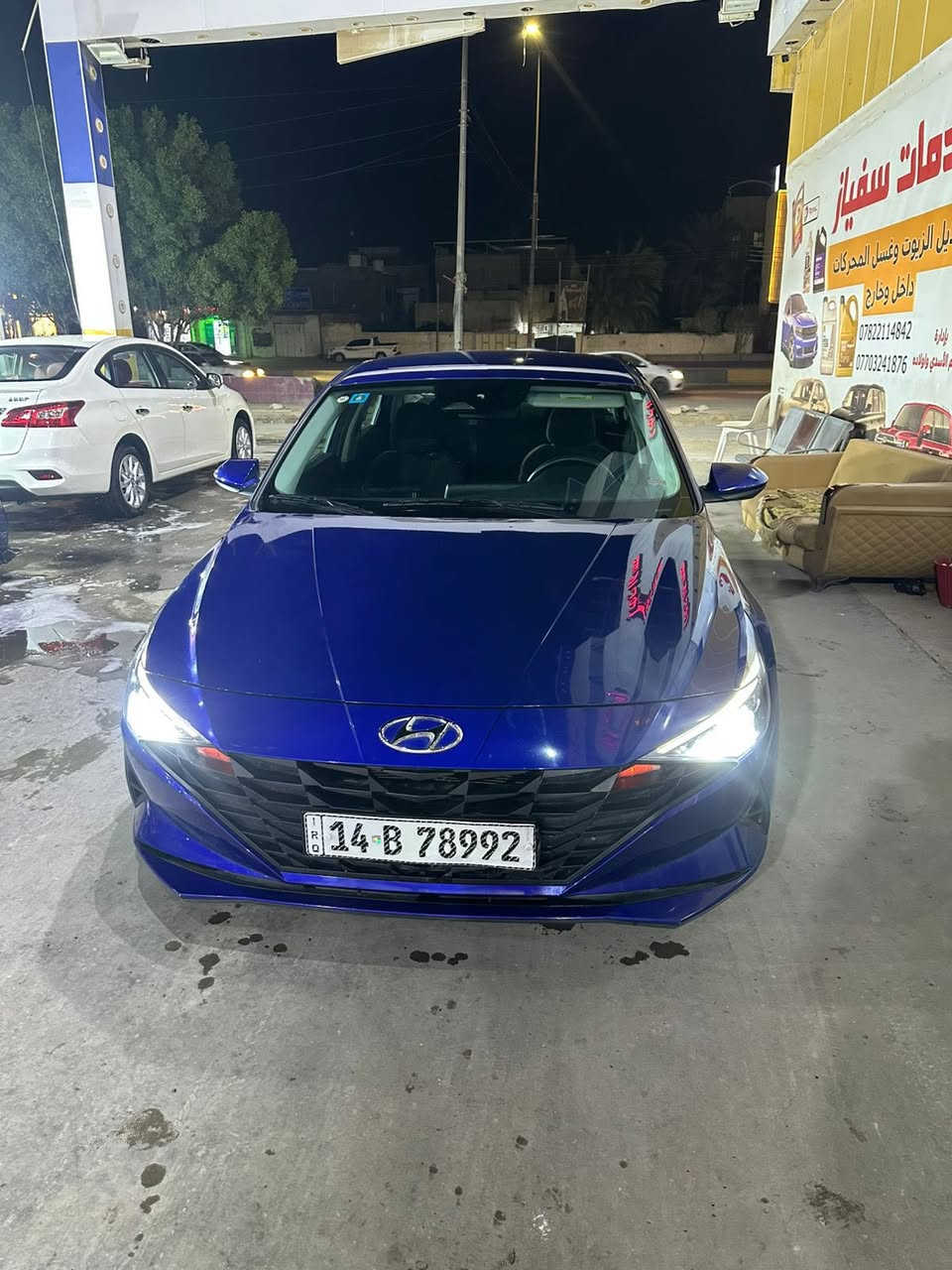 النترا موديل ٢٣ لون ازرق معوقين بصره تقرير غرق مابيه اي ضربه نص فول سياره نضيفه جدا  بيه رادارات وكلشي سعره ١٤٥ وبيه مجال ***********
