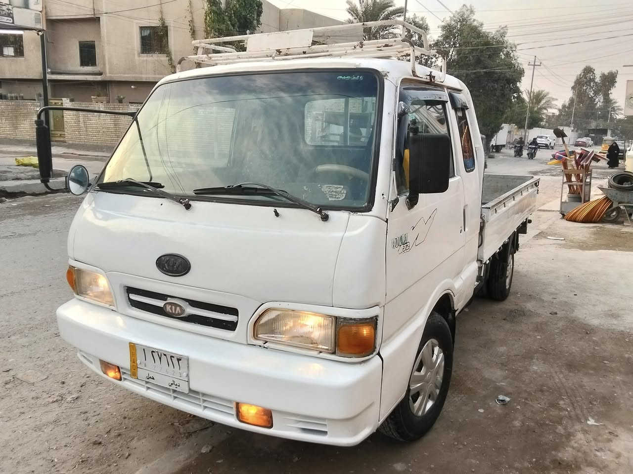 كيا موديل 95 ، رقم ديالى دوالي ارقامها طالعه
كير اكسن محرك شاصي تمام 
السعر 58 $.        ***********
مكاني بغداد غير متواجد على النت
