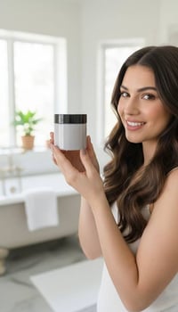 كريم شعر • مكونات طبيعية • ضد النفشة