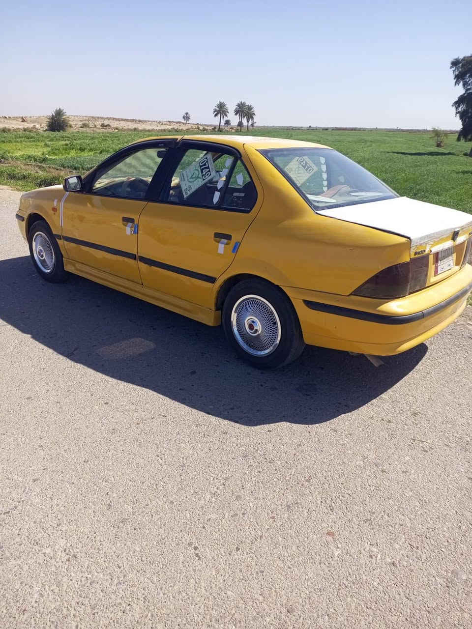 السلام عليكم سمند 2011 مكفوله من الضربه مصفره هىيه وغرامات  مسجل تخم سماعات دمام  دوشمه جديده كهربائيات كلها شغاله مابيها نقص اي شي تراي وين ميعجبك مازدات جدد بروجكترات جدد خياس مابيها صندوكها نضيف كماليات كامله تخم تأير درايم شفتات جدد تبريد ثلج تدفئه خير من الله
السعر 29 وبي مجال عنوان واسط قضاء الصويره 
***********
