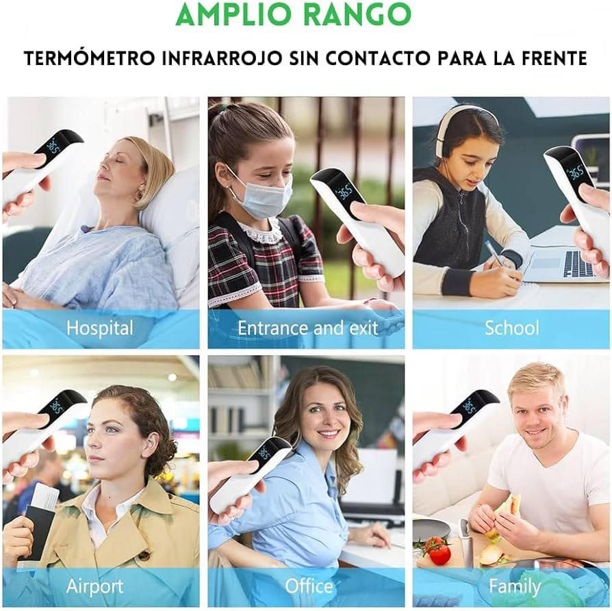 مقياس حرارة رقمي بالأشعة تحت الحمراء للجبهة بدون لمس، مزود بشاشة LCD ومنبه للحمى، يعرض درجة مئوية/فهرنهايت، قراءة فورية (ابيض)
السعر 5 الاف


**إذا كنت صاحب هذا الإعلان وتريد حذفه لأي سبب، رجاءا أرسل رسالة إلى الدعم الفني**