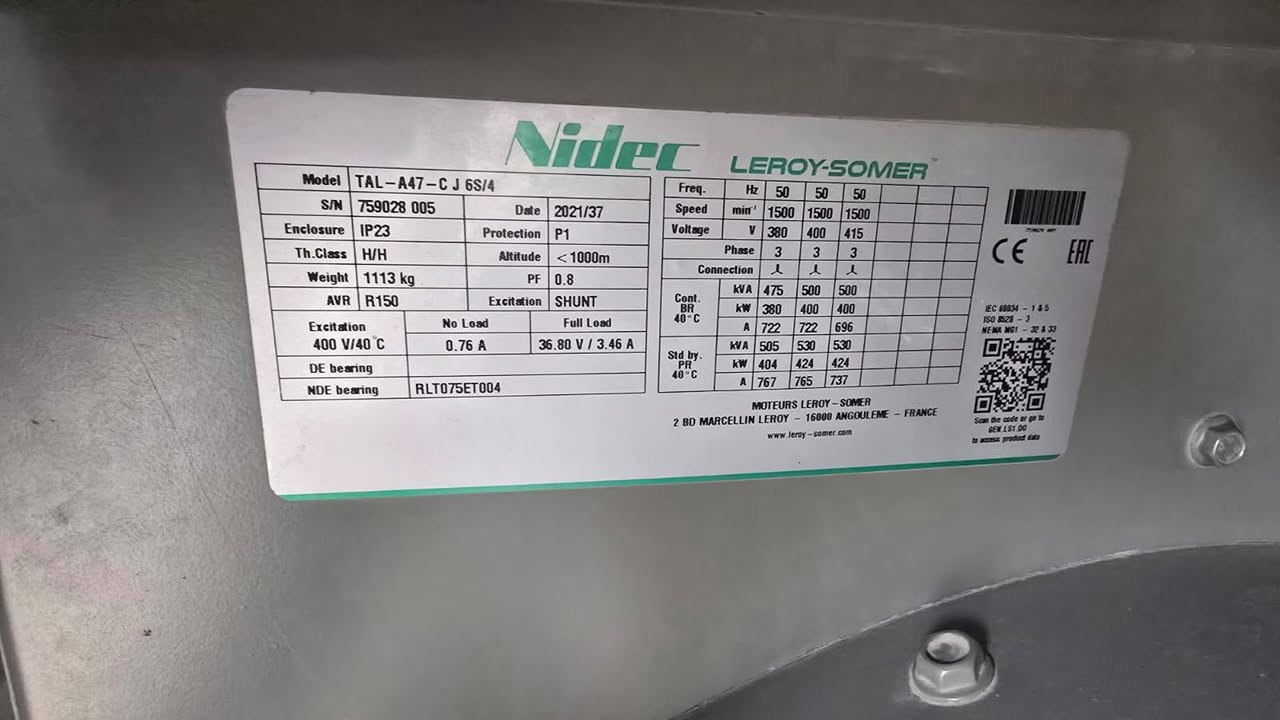 مولدة 500kva للبيع
لو مهتم اتصل بنا على هذا الرقم 
***********
و اعطينا عرض شراء
