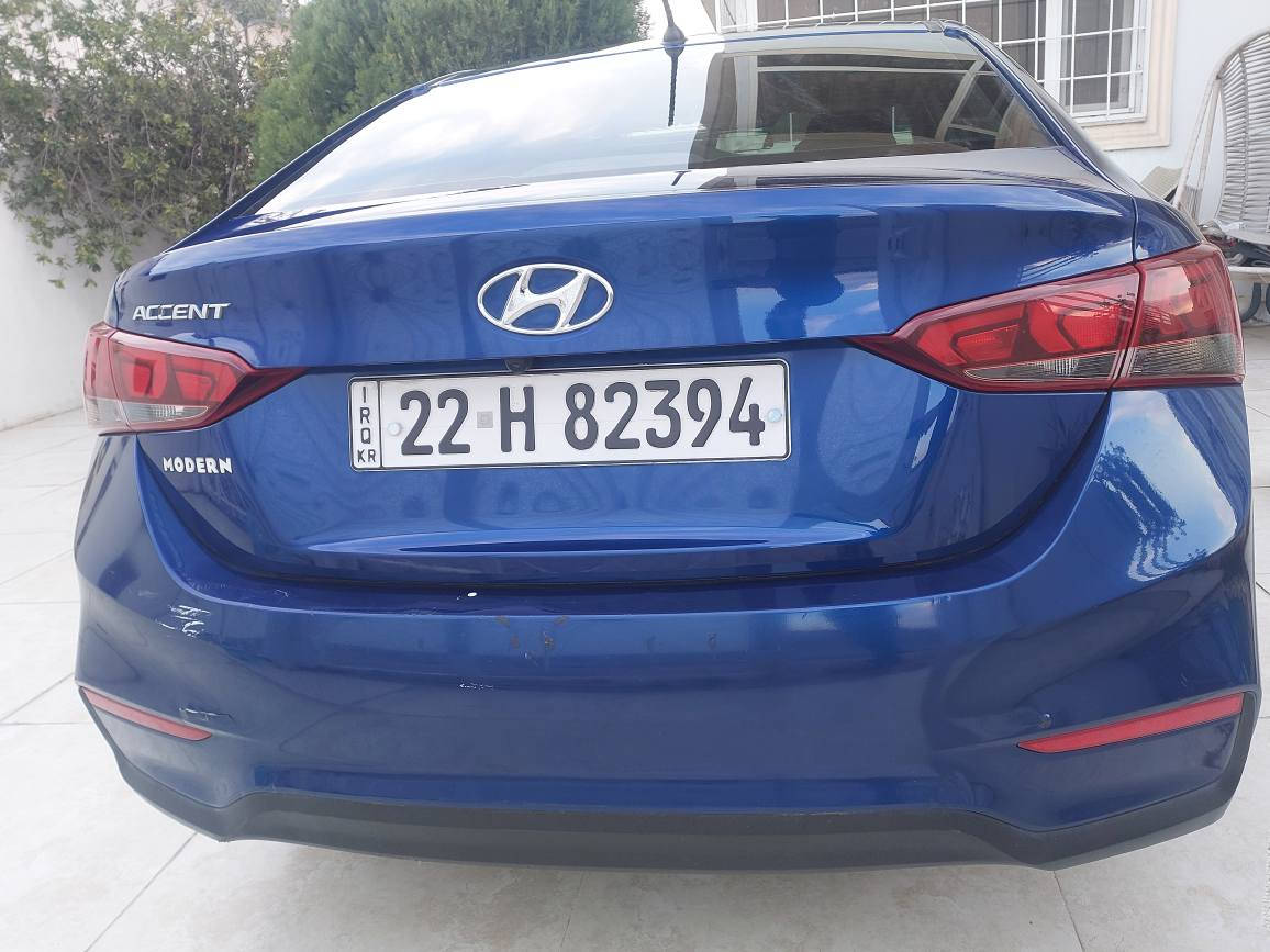 سه ره تا به ناوى خواى گەورەو میهربان
هیوندای أكسينت. 
مۆديل. 2022
مواسفات ئمريكى
تراكشن كروس كؤنترۆل كاميرا شاشه SPORT  به كورتى مواسفات ئمريكيه 
رنگ شينى تۆخ
پارچەی رنگ کراو لاى سايه ق هه موى جاملغى سايه ق به ده نى كوتراوى هيه ليوى بؤنتيش چوار پە نجە تحديله  چەند وردە کاریە کیشی هیە بۆئاگاداری
پیشو پشت کپسە 
ئيرباگ به س سوكان تقيه سيسته مه
سياره كه بئ كمو كوريه
جوان کاری بۆکراوە 
گیرو مكينه بهشرتى فيته ره 
مكينه ى كه پسە 16 LTR ته نفوس تبيعى 4 SLINDAR
75MIL رۆشتوە
 به ناوى خۆ مانە وەیە 
سه نه وى هه تا 2028 تازيه
نرخى ١٢٤$ ورقه و مه جال 
ژمارەی تە لفۆن:*********** أربيل, العراق
