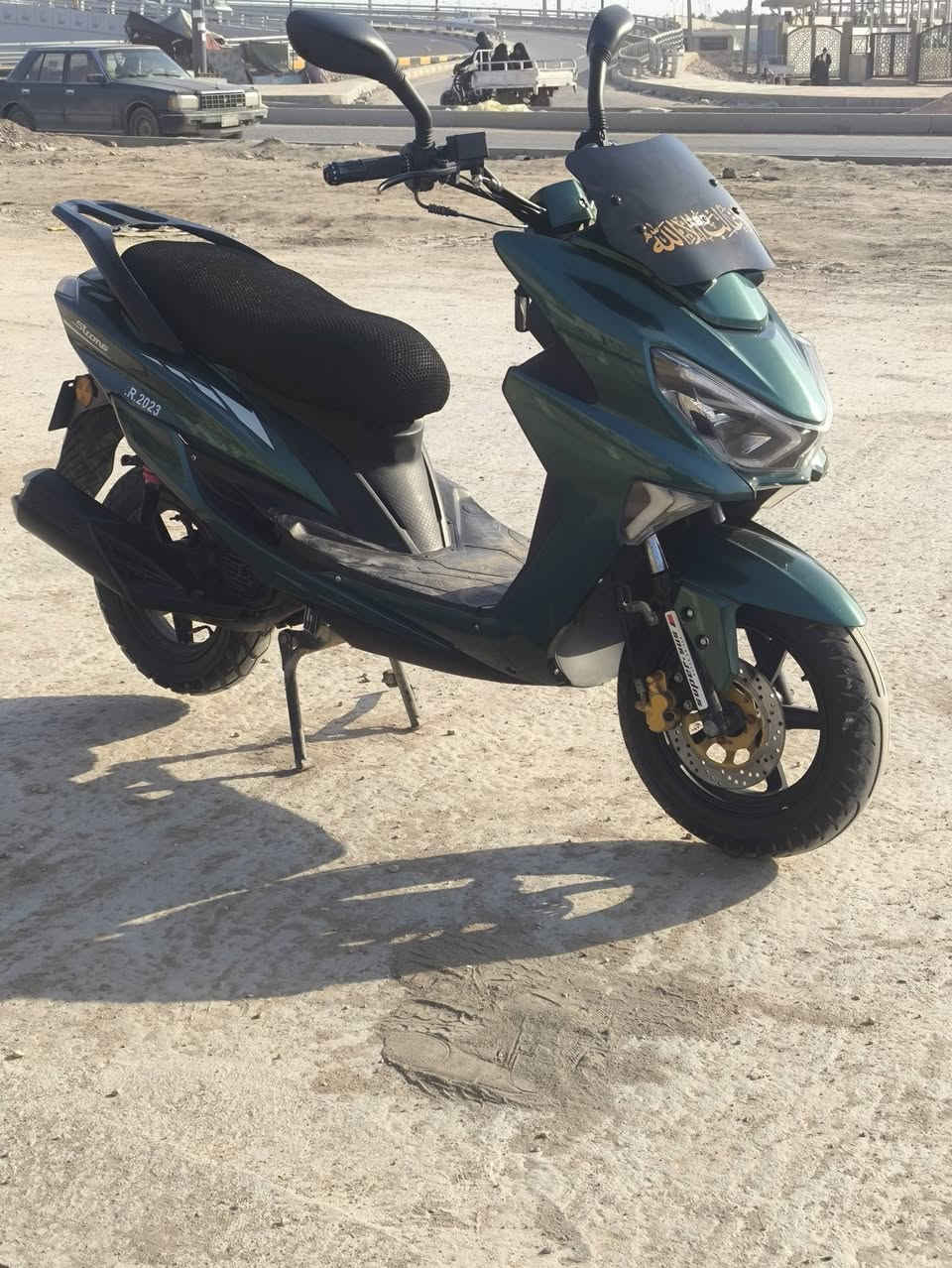 سلام عليكم
دراجة للبيع  او مراوس حسب القناعة  

مكينة امتياز ياباني 

دراجة جديدة  

سلف كهربائيات 

كلها شغاله 

لايت بكلايت زنون اصلي 

بريك امامي عمبار وخلفي دسك

دراجة بيه تبخير قليل 

سعر 550 وبيها مجال 

مامتواجد خاص 

رقمي 

***********
