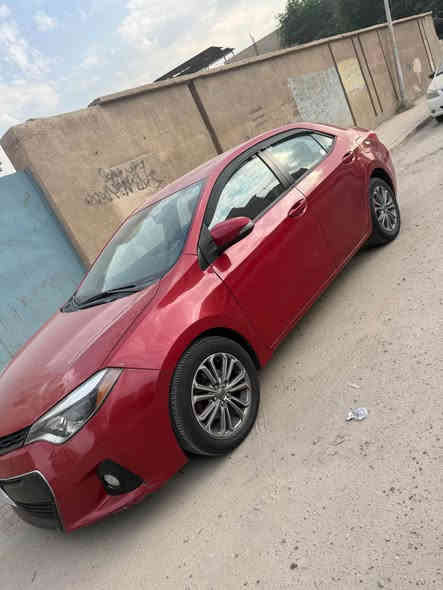 السلام عليكم للبيع فقط كورلا 2014 وارد امريكي صفحه صبغ بدون دواخل بدون ايرباك رقم بغداد الجديد باسمي هزه جديده تحويل ثاني مواصفات S محرك 2000 ماشيه 120 مابيه نواقص السعر 114 ورقه وبيه مجال بسيط مكاني بغداد السيديه للاتصال *********** بغداد
