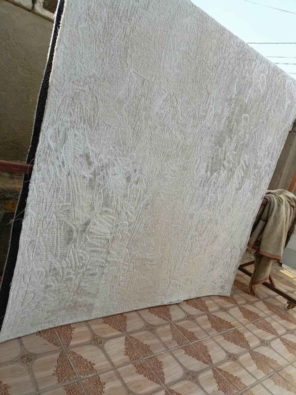 السلام عليكم
غسل الزوالي والمفروشات والبطانيات سعر المتر بالف دينار غسل ممتاز للإستفسار واتساب ***********  تلغرام *********** ديوانية التقيه الثالثه ساحة التوديع مقابيل حسينيه باب الحوائج بشارع ملعب الخماسي على طريق النجف توجد خدمة توصيل
