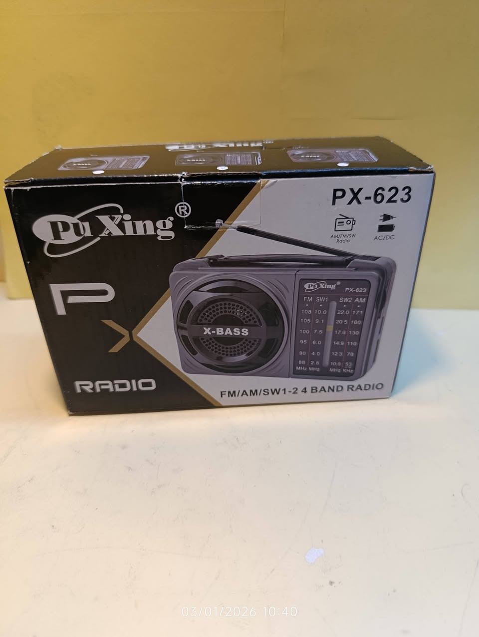 مجموعة راديو.
نظافة الي بالكرتون البقية مئة بالمئة.


**إذا كنت صاحب هذا الإعلان وتريد حذفه لأي سبب، رجاءا أرسل رسالة إلى الدعم الفني**