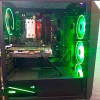 معالج R5 3600 + فان كرت شاشة GTX 1660 sup RAM 8.  3200 psu 500w M.B  B...