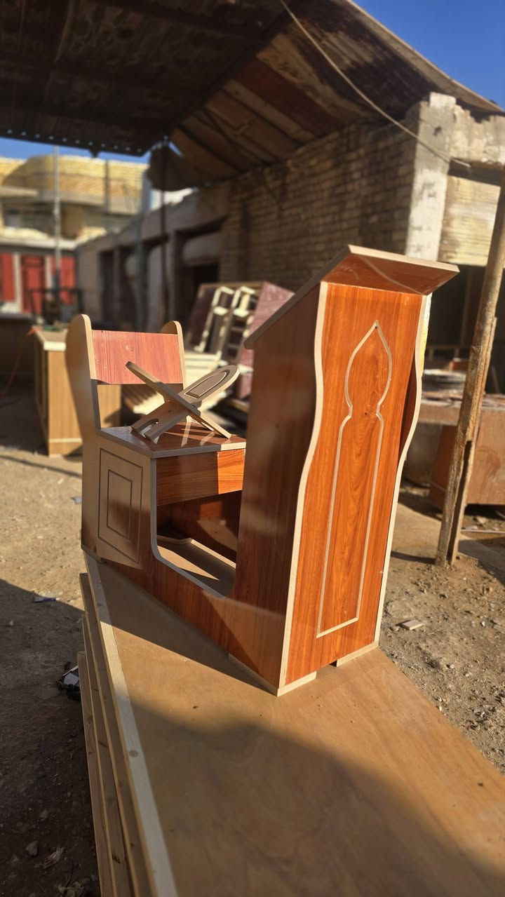 كرسي صلاة درجه أولى شوف بعينك شلون توب ال 18HDF 
كلها جسور وتكيه للظهر
 السعر ٢٥ الف ولأول مره
 عرض لفتره محدوده
الرفاعي شارع اربعين
هـ.***********
جمله ومفرد 
والطبله ٦٥٠٠
نجارة سعد الكناني
