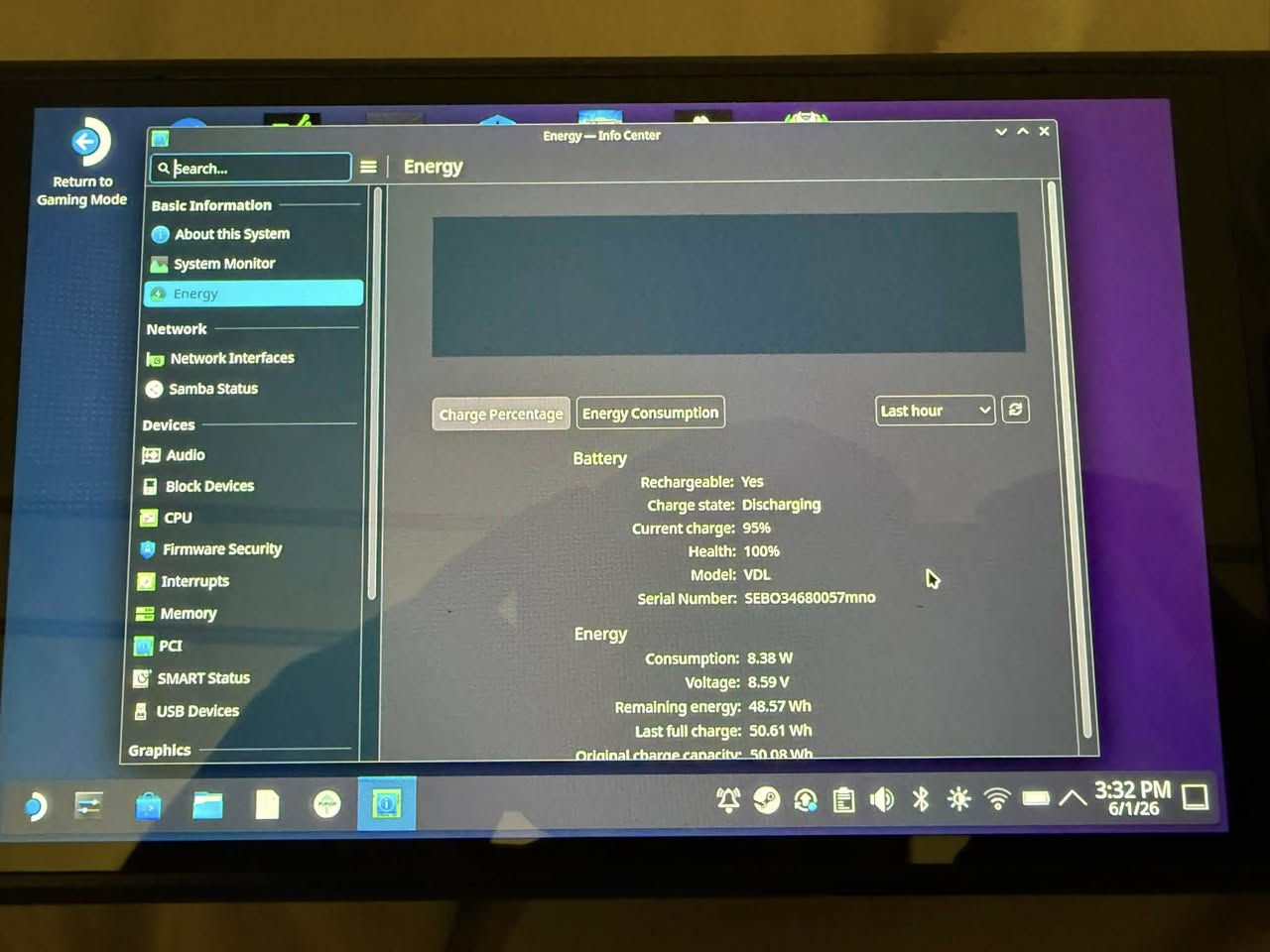 سلام عليكم، للبيع Steam Deck OLED سعة 512GB.
الجهاز نظيف جداً وبطارية حالتها 100%، ويجي وياه الكارتون الأصلي، الشاحن الأصلي، الجنطة الأصلية، وستاند لتوصيل الجهاز على التلفزيون.
الجهاز شغال ممتاز وما بي أي مشاكل.

شكد يسوى بالسوق حالياً؟


**إذا كنت صاحب هذا الإعلان وتريد حذفه لأي سبب، رجاءا أرسل رسالة إلى الدعم الفني**
