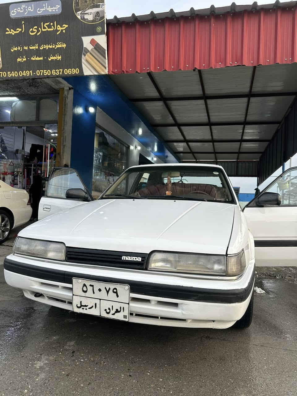 مازدا  مۆدیل1990
رەقەم هەولێر
٨ بەخ
٤ جام کارەبا
٤ ویل و تایەی لۆک
سەیارەکە ناو کارتۆنە
بێ دەحم و لێدراو
سەنەوی بەسەر چووە
بۆیاخ ١ پارچەو ٤ پەلەی بچوک
گێر و مەکینە بەشەرت
نرخی ٤٤ و تۆزێک محامەلە
شوێن رانیە
***********
