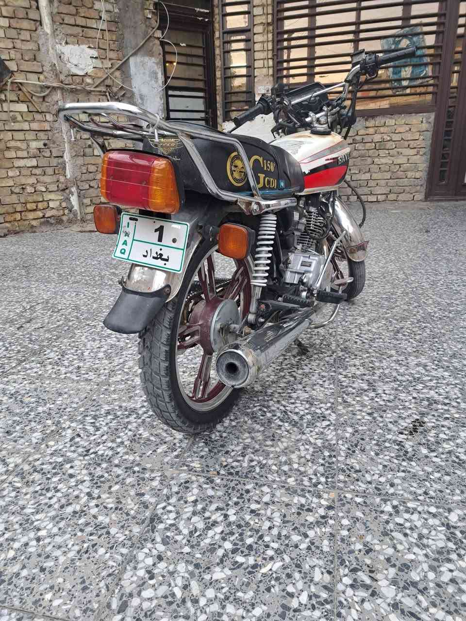 سلام عليكم عندي دراجه إيراني سيفان 5 كير مديل ٢٠٢٣ دراجه كامله سعر ٤٠٠ مكاني بغداد مدينه الصدر شراي يتصل  ***********
