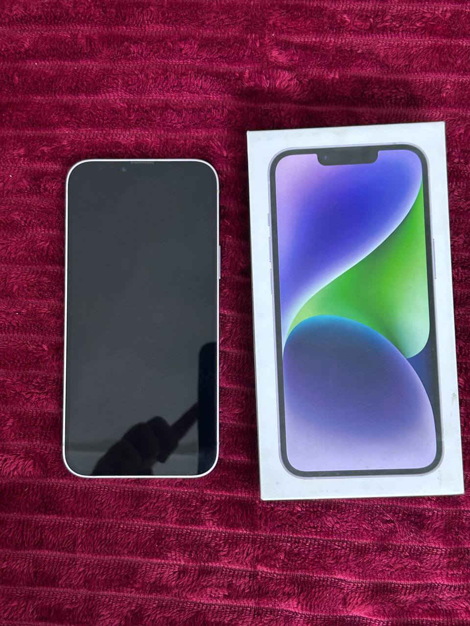 السلام عليكم
ايفون 14 بلاس وتر بروف ضد الماء

 غير مفتوح وغير مصلح 

ذاكره 256

نموذج M

حالة البطارية 90%

نضافه100%

شرق اوسط غراضه كامله

السعر 620 الف وبي مجال

المكان بعقوبه  التحرير

يوجد توصيل ***********
