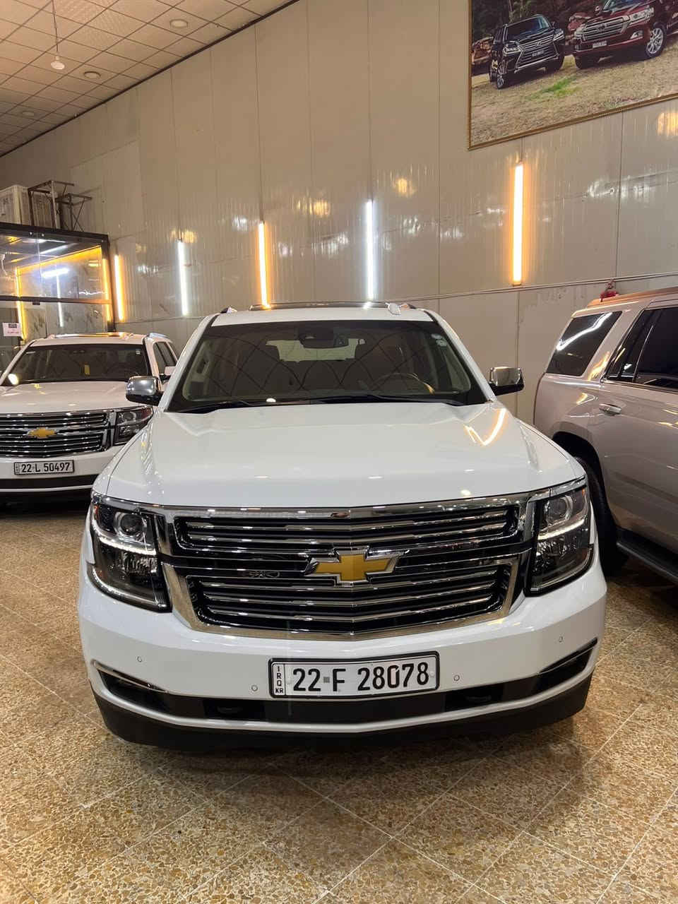 تاهو ٢٠١٥ خليجيه وكالة المنصورltz مكفوله كفاله عامه من الزلغ والرصعه والصبغ والتبديل السياره بدي ودواخل ع حالة الوكاله جديده بمعنى الكلمه بدون زلوغ بدون خدوش كفاله عامه للاخير حتى الدعاميات مكينه وكير بالشرط رقم اربيل باسمي هزه جديده سنويه مجدده لل ٢٠٣١ السعر ٣٦٠مكان السياره اربيل
للاستفسار ***********
