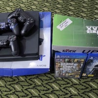 بليستيشن 4 سلم للبيع اصدار 13.02 Ups بكراتونته  3يدات  قرصين  جهاز نضي...