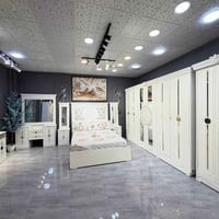 نجارة عراقية • ١٠ قطع • سرير ٢٠٠×١٦٠