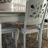 ميز طعام • مرمر طبيعي • ١٣٠×٨٠