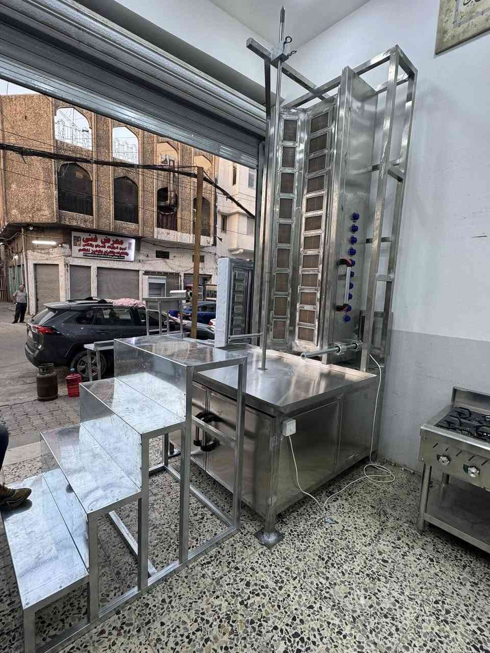 معمل ومعرض حماده التركي 
لتجهيز جميع مستلزمات المطاعم والمواكب والافران
بغداد العلاوي شارع 6 مجاور مطعم النوار
***********.        ***********
                   شواية كص 30حراق فرنسي  بمواصفات عالمية
            اطلب وادلل ماعليك بس اتصل
