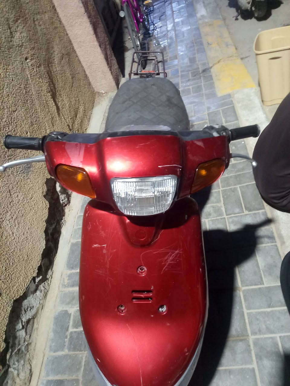 سلام عليكم بطه شاصي مكفول مكينه نضيفه كهربائيات شغاله نقصه باتري دراجه بيه نقوصات بسيطه مكاني كربلاء الحر السعر ١٧٠ وبيه مجال حك جيه الرقم ***********
