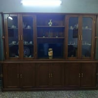 عندي بوفيه جدا جدا تكمه وثقيله مال الاول داخل وخارج صاج شغل نجار قديم ...