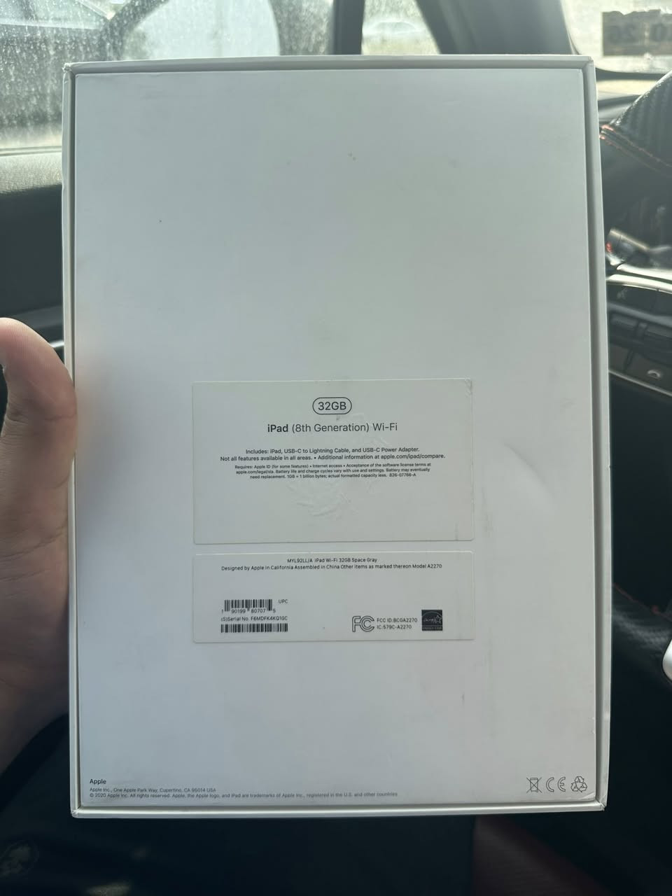 ايباد الجيل ٨
ذاكره ٣٢ 

غير مفتوح 
كارتونه فقط
لون رصاصي

مكفول من كلشي تجي تفحص

سعر ٢٠٠ 

***********
