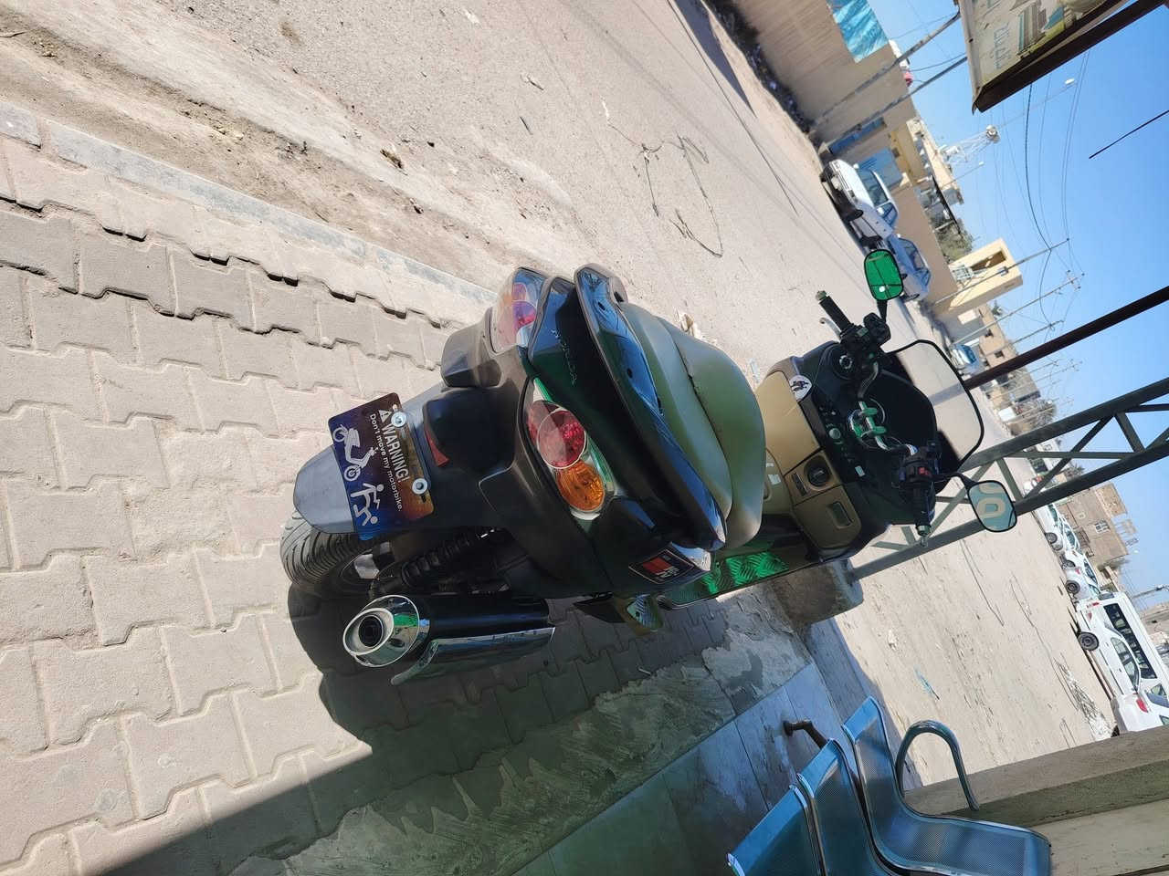 سلام عليكم ( فورزه 0\ 10 )
مواصفات 7 كير 4 تحويلات مسجل بلاد فول الدراجه 

مكينه كلجات مكفولة كفاله عامه + اوراق كامله 

كلوب جنطه+ ستان حساس سعرها 13 وبيها مجال مكاني ديوانيه ***********
